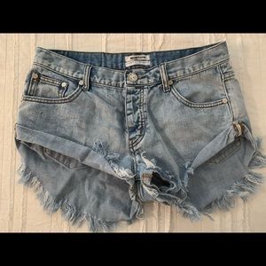 One x OneTeaspoon Jean Shorts